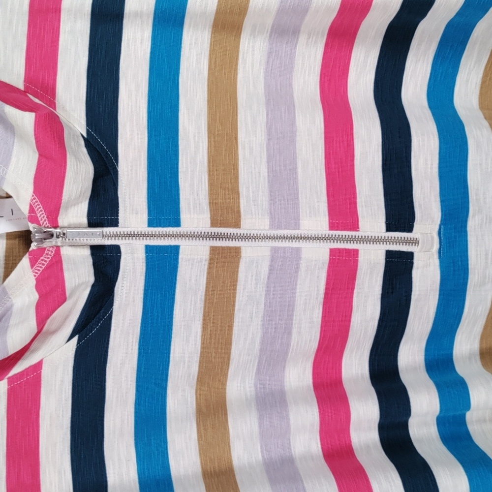 *E156 LIVI Lane Bryant multi-color striped L/S hoodie 22/24 NWOT CLEARANCE - Picture 4 of 10